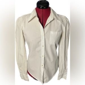 Juicy Couture button up princess sleeve blouse size 4